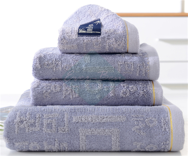 China EverBen Custom floral towels bulk wholesale ISO Audit Bamboo Towels Factory